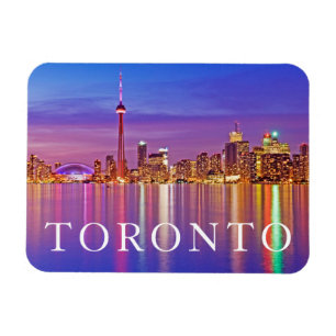 Magnet Flexible Horizon de Toronto au crépuscule