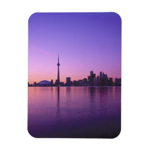 Magnet Flexible Horizon de Toronto la nuit, Ontario, Canada