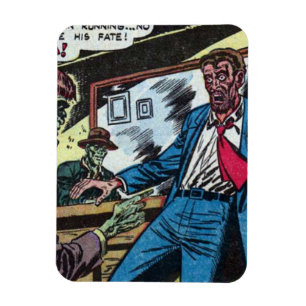 Magnet Flexible Horreur BD vintage les années 70 classique et ré