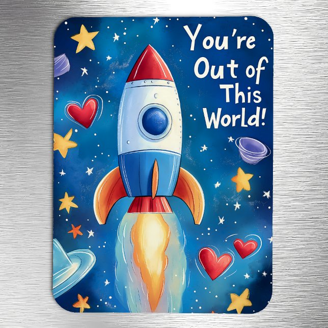 Magnet Flexible Hors de ce monde Enfants Saint-Valentin (Créateur téléchargé)