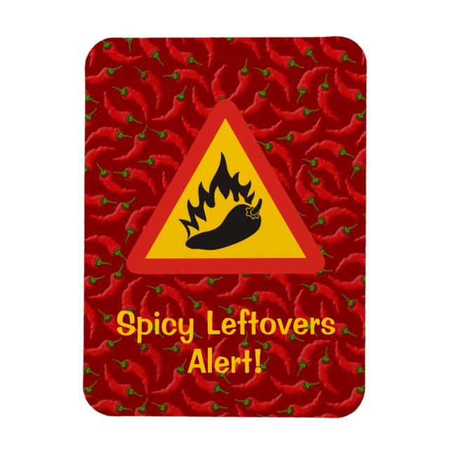 Magnet Flexible Hot pepper danger (Vertical)