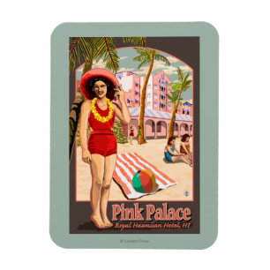 Magnet Flexible Hôtel hawaïen royal en Hawaï