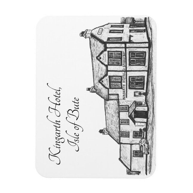 Magnet Flexible Hôtel Kingarth, Île de Bute- (Vertical)