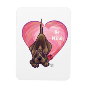 Magnet Flexible Hound Dog Valentine's Day