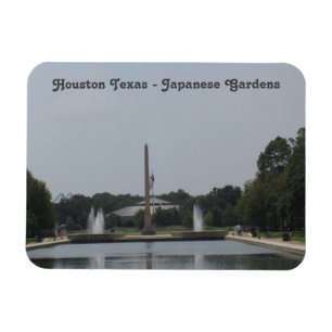 Magnet Flexible Houston Texas - Jardins japonais - Photo flexible