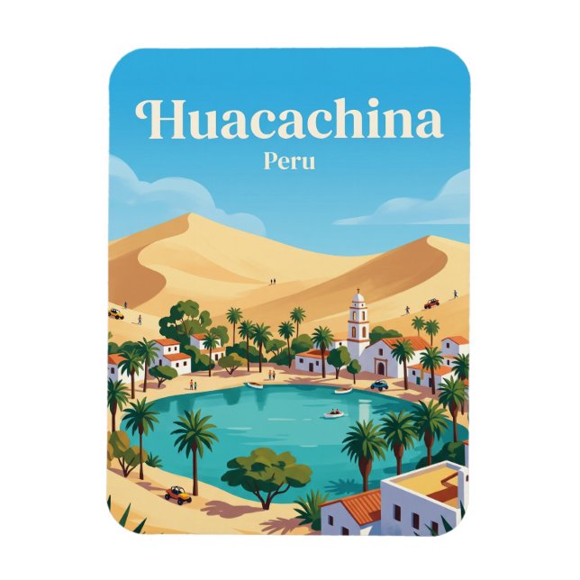 Magnet Flexible Huacachina Pérou (Vertical)