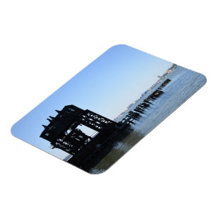 Magnet Flexible Hudson River Dock New York City NYC Photographie