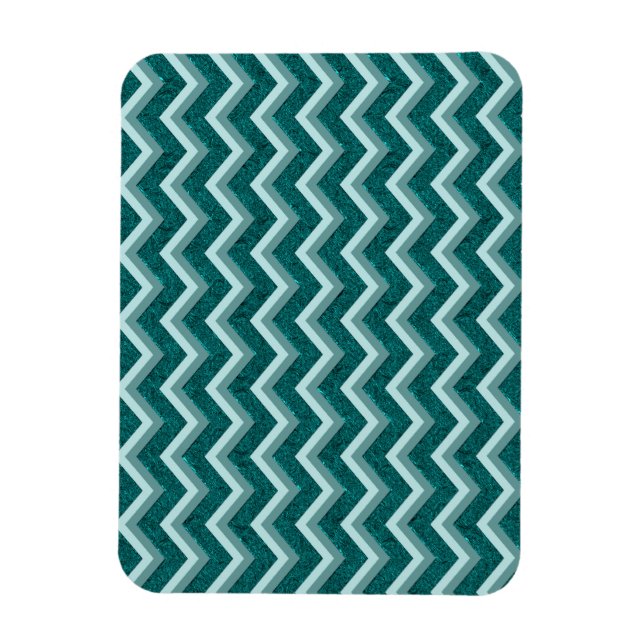Magnet Flexible Huile turquoise incorporée (Vertical)