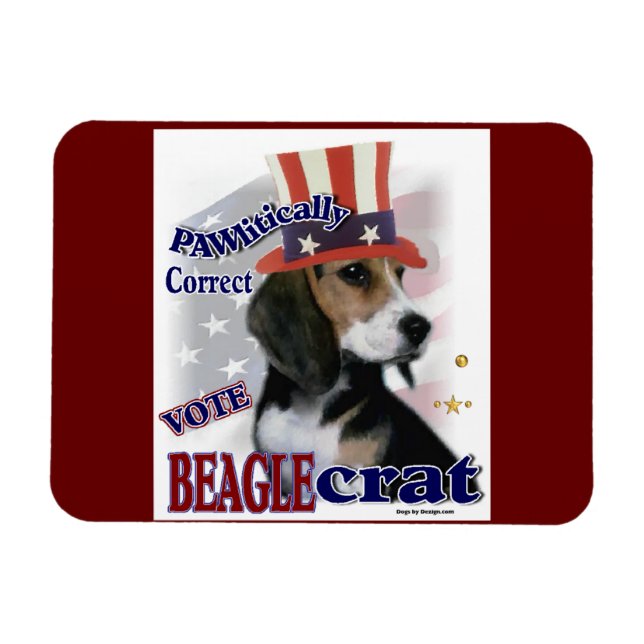 Magnet Flexible Humour politique beagle (Horizontal)