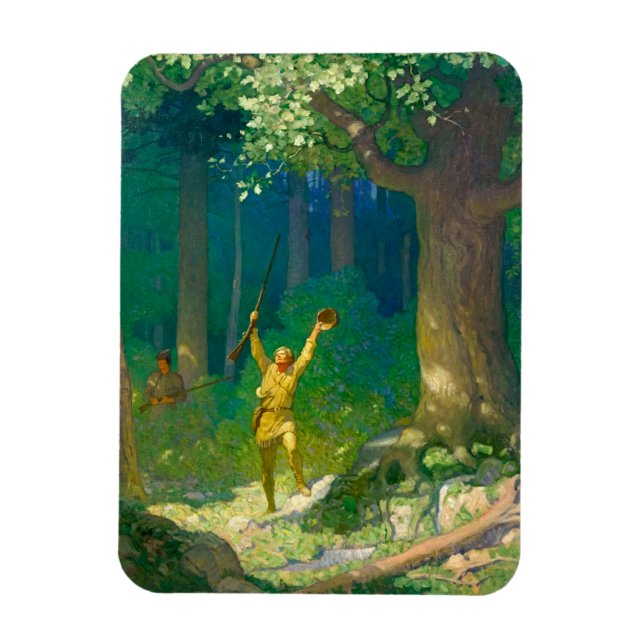 Magnet Flexible Huntsman par Newell Convers Wyeth (Vertical)