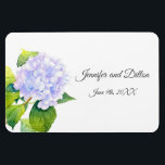 Magnet Flexible Hydrangée rectangulaire<br><div class="desc">Imprimé à partir d'hydrangée d'origine peinte à la main.</div>