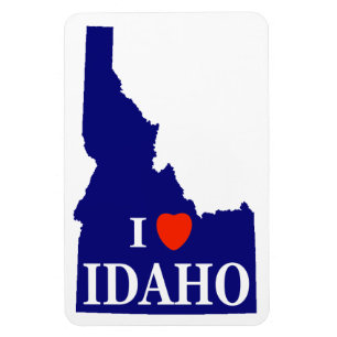 Magnet Flexible I Coeur (Amour) Idaho