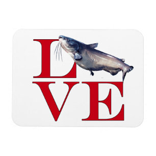 Magnet Flexible I Love Catfish