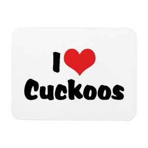 Magnet Flexible I Love Coeur Cuckoos - Cuckoo Oiseau Amoureux