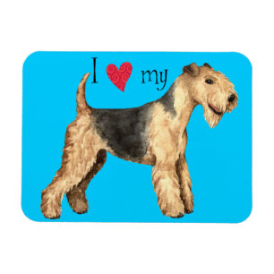 Magnet Flexible I Love my Lakeland Terrier