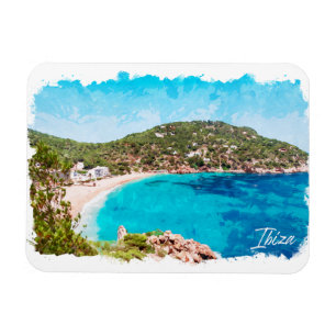 Magnet Flexible Ibiza Espagne Plage Paysage Voyage