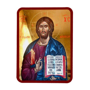 Magnet Flexible Icône Jésus-Christ Pantocrator