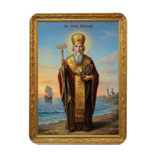 Magnet Flexible icône orthodoxe de saint Nicolas
