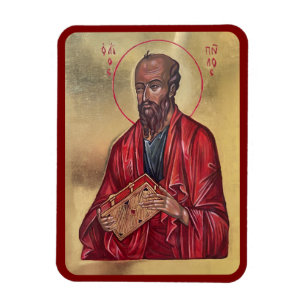 Magnet Flexible Icône orthodoxe de saint Paul l'apôtre