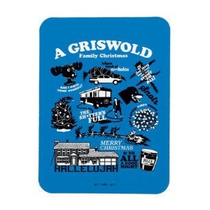 Magnet Flexible Icônes et citations de vacances de Noël