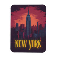 Iconic New York City - Skyline nocturne