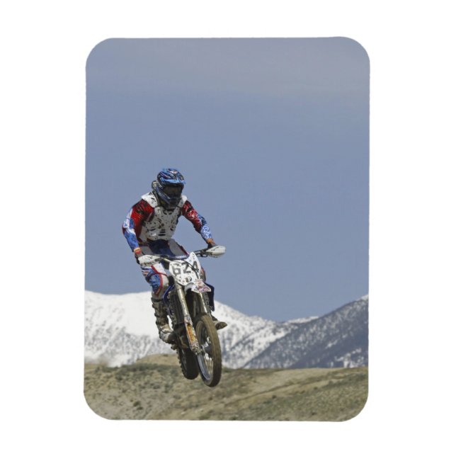 Magnet Flexible Idaho, course de motocross, course de moto (Vertical)