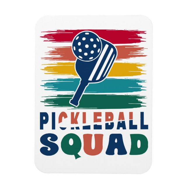 Magnet Flexible Idée cadeau pour joueurs de pickleball (Vertical)