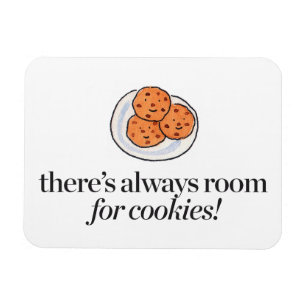 Magnet Flexible Il y a toujours de la place pour les cookies