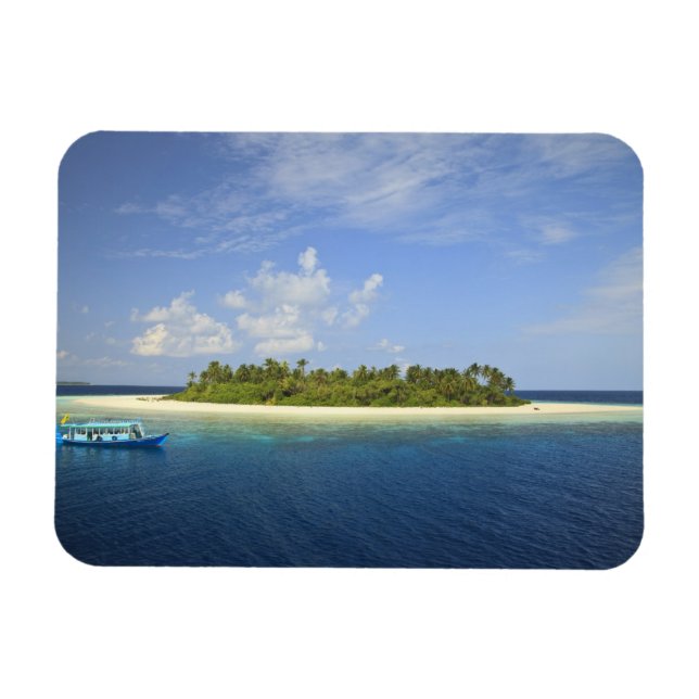 Magnet Flexible Île Baughagello, atoll South Huvadhoo, (Horizontal)
