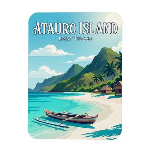 Magnet Flexible Île d'Atauro Timor oriental
