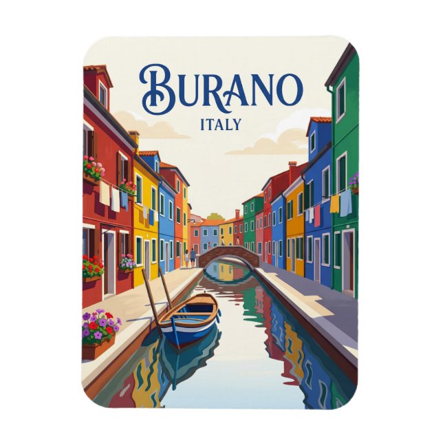 Magnet Flexible Île de Burano Italie (Vertical)