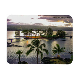 Magnet Flexible Île de Coco Hilo Hawaï