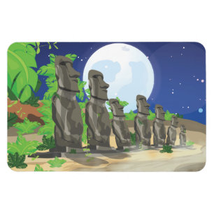 Magnet Flexible Île de Pâques Moai