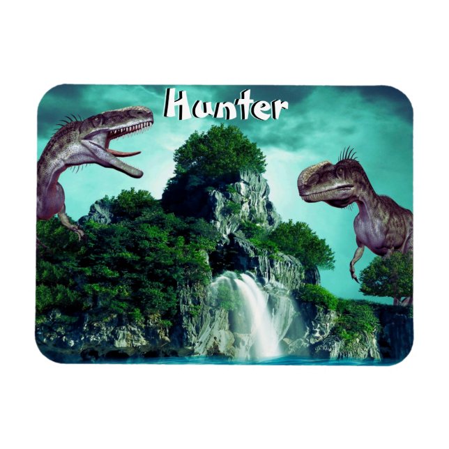 Magnet Flexible Île des dinosaures    (Horizontal)