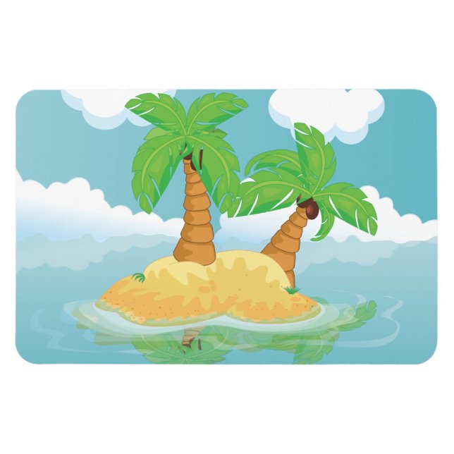 Magnet Flexible Île déserte (Horizontal)
