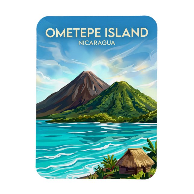 Magnet Flexible Île d'Ometepe Nicaragua (Vertical)
