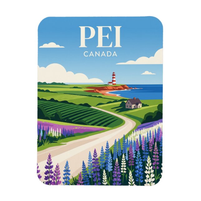 Magnet Flexible Île-du-Prince-Édouard Canada (Vertical)