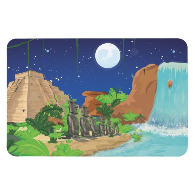 Magnet Flexible Île tropicale (Horizontal)