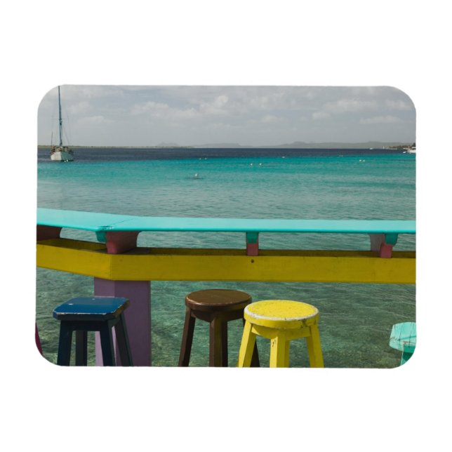 Magnet Flexible Îles ABC, BONAIRE, Kralendijk : Vue sur l'océan (Horizontal)