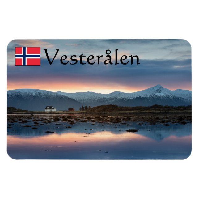 Magnet Flexible Iles de Vesteralen Norvège (Horizontal)