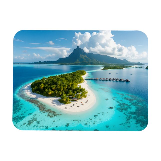 Magnet Flexible îles Maldives  (Horizontal)