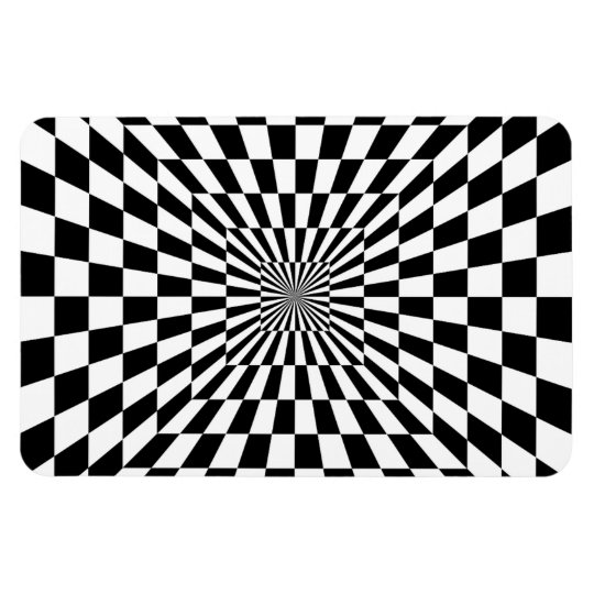 Magnet Flexible Illusion D Optique De Plateau Zazzle Fr