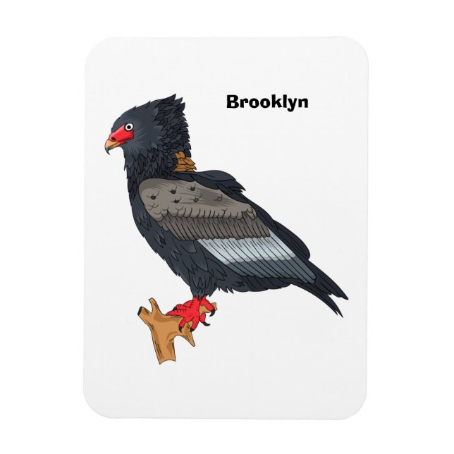 Magnet Flexible Illustration Bateleur Eagle (Vertical)