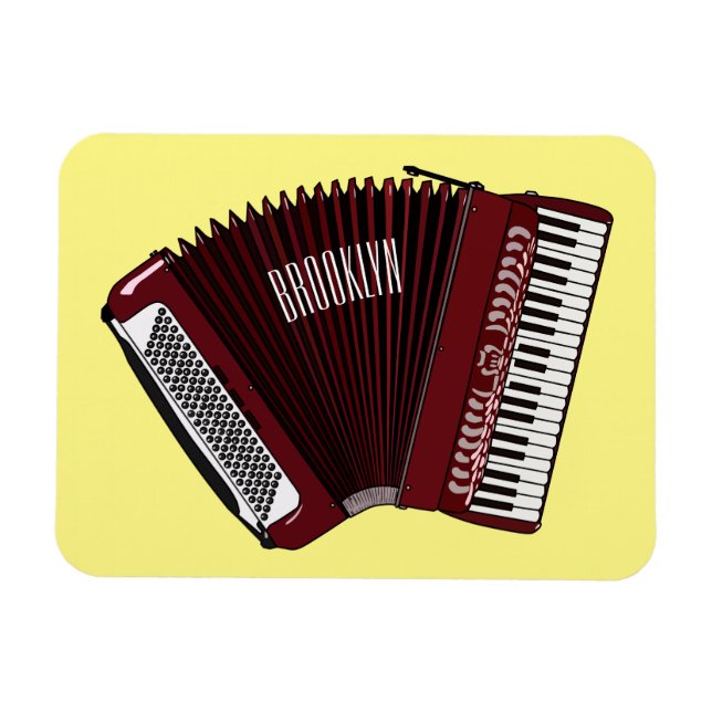 Magnet Flexible Illustration d'accordion (Horizontal)