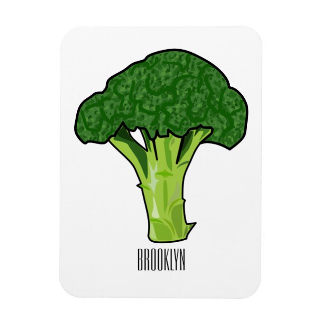 Magnet Flexible Illustration de Broccoli (Vertical)
