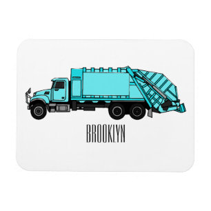 Magnet Flexible Illustration de camion à ordures