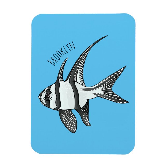 Magnet Flexible Illustration de cardinalfish Banggai (Vertical)