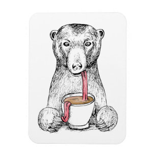 Magnet Flexible Illustration de conception de café des besoins