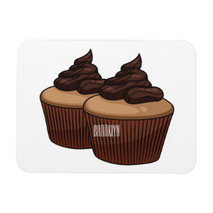 Magnet Flexible Illustration de Cupcake