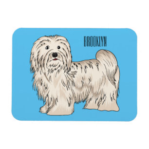 Magnet Flexible Illustration de dessin de chien de Havan
